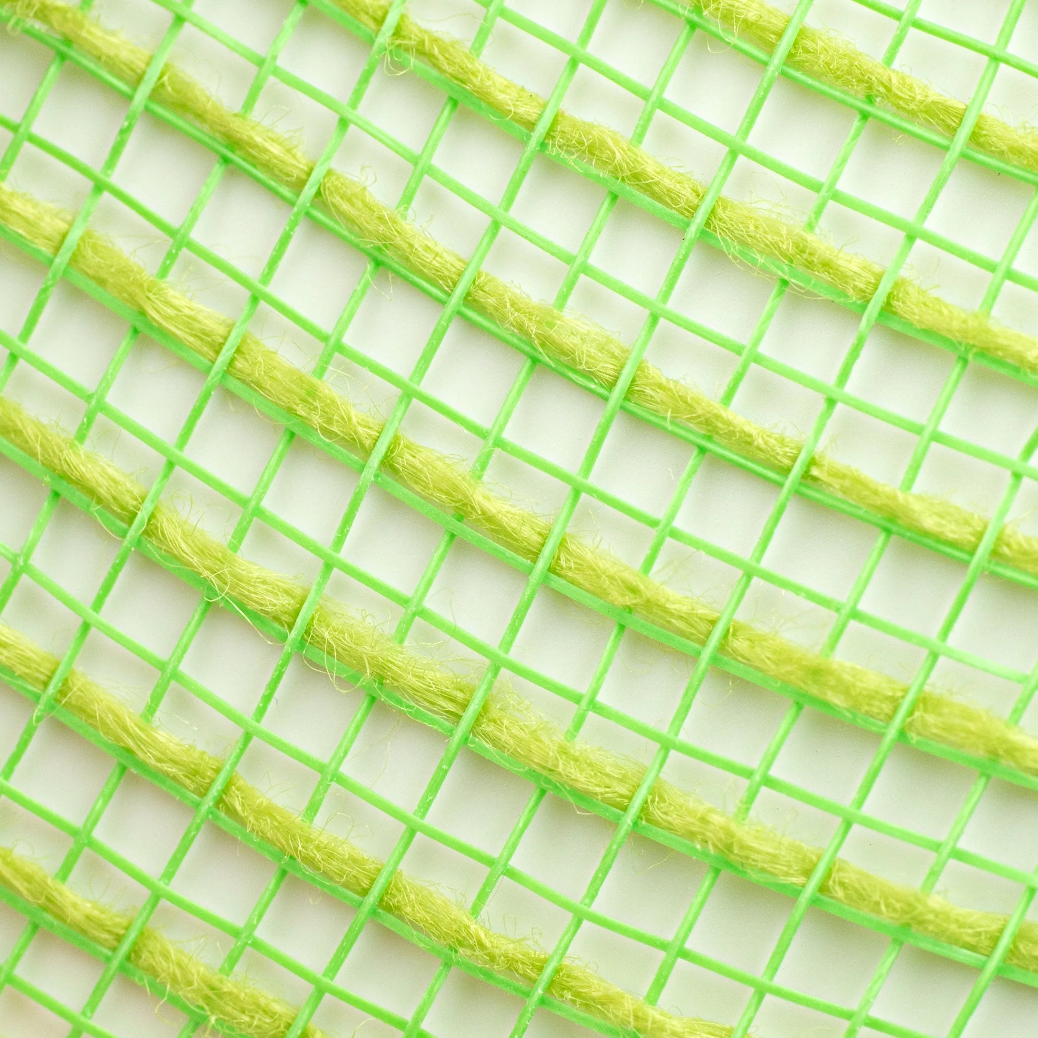 10" Stripe Fabric Mesh: Fresh Green