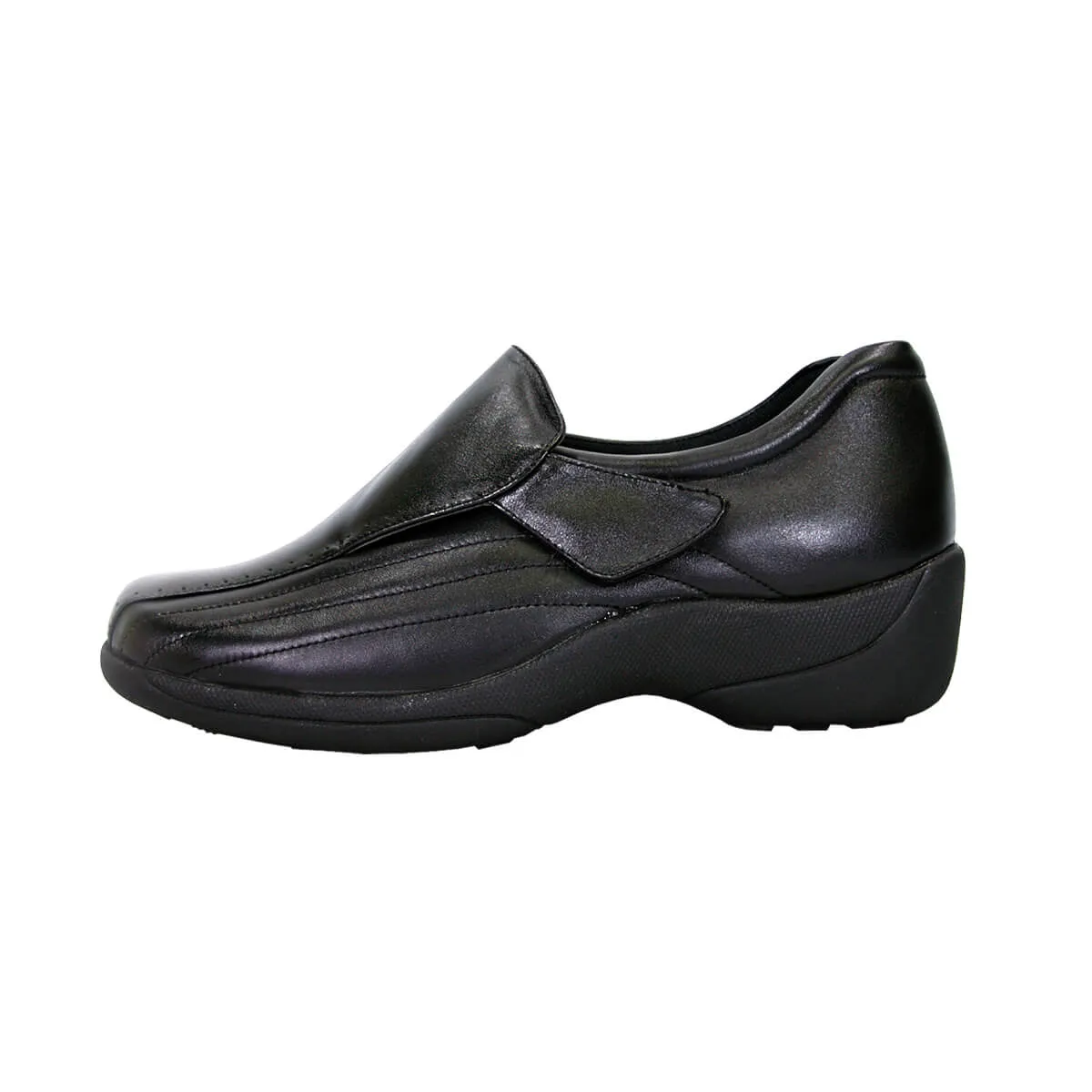 24 HOUR COMFORT Odele Women's Wide Width Leather Slip-On Shoes