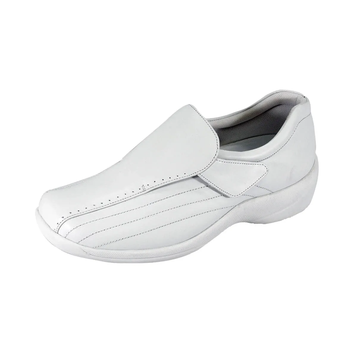 24 HOUR COMFORT Odele Women's Wide Width Leather Slip-On Shoes