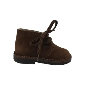 522 - Brown Suede Lace for Toddler/Boy/Girl by London Kids