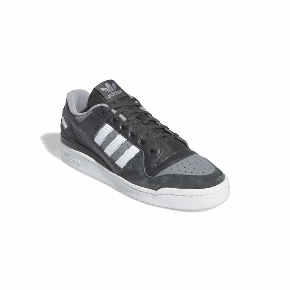 Adidas Skateboarding Forum 84 Low ADV Carbon Crystal White Grey Three Skate Shoes