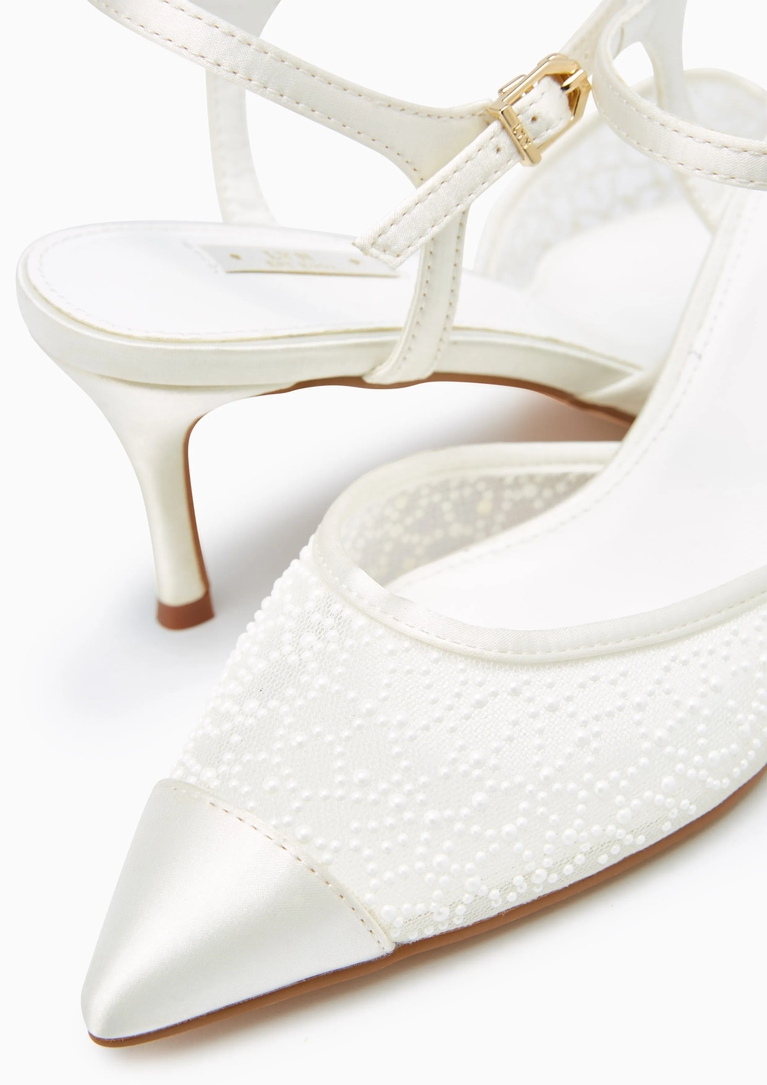 Bridemaids High Heel Slingbacks Ivory