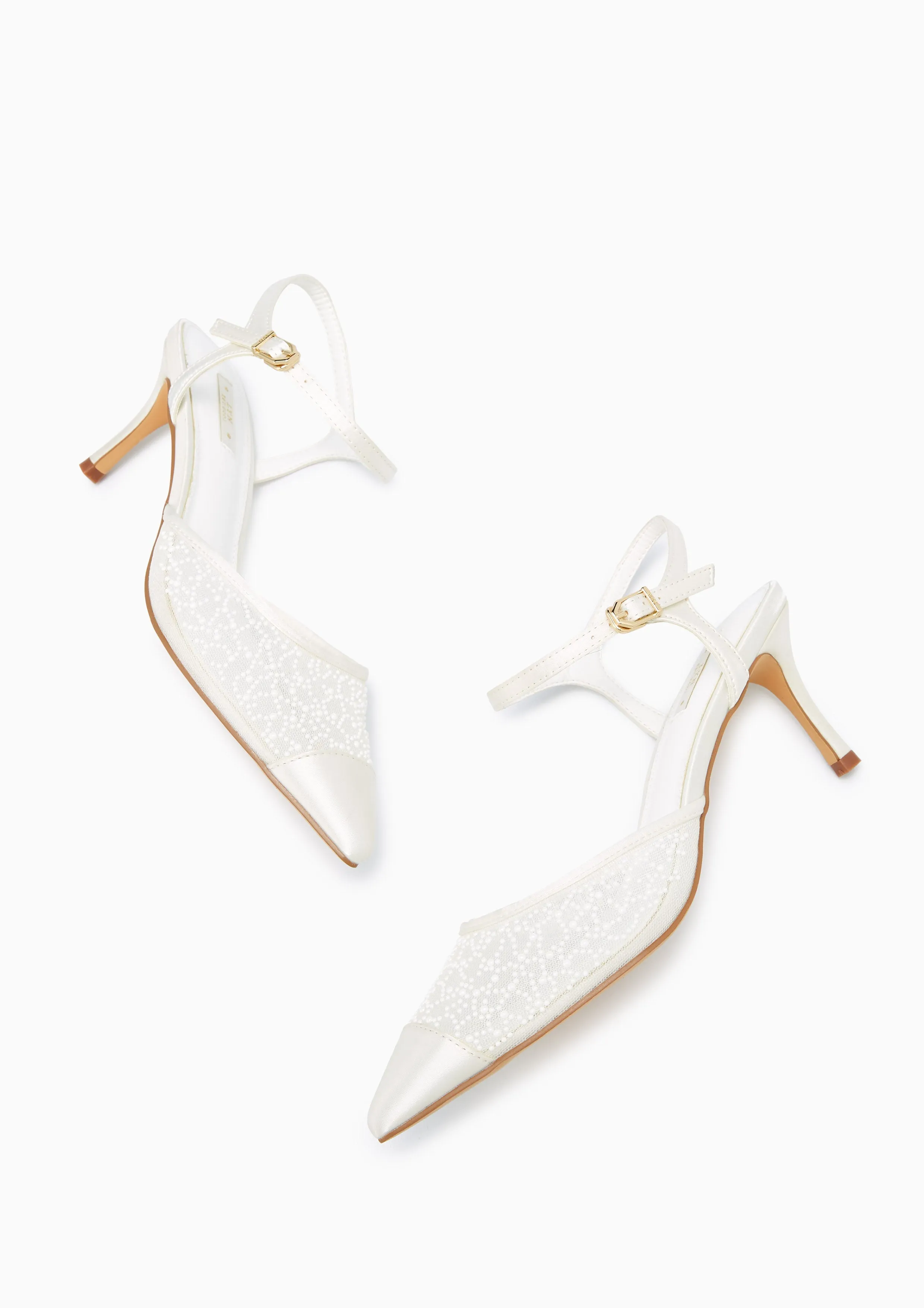 Bridemaids High Heel Slingbacks Ivory