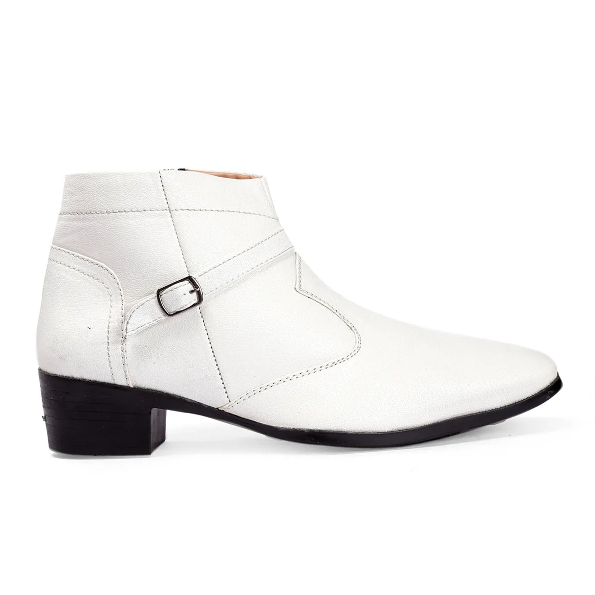 BXXY Height Increasing Ankle Zipper Boots For Men