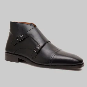 Corentin Cap Toe Monk Strap Dress Boots