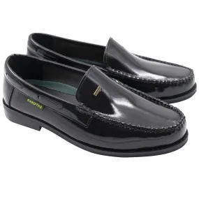 Dakota Leather  Moccasin Black