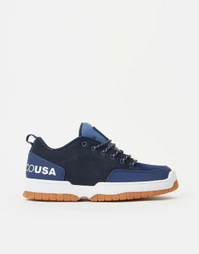 DC x Skateboard Café Clocker Skate Shoes - Navy/White/Gum