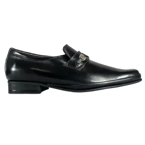 JOHN DRAKE Leather Black Mocassin