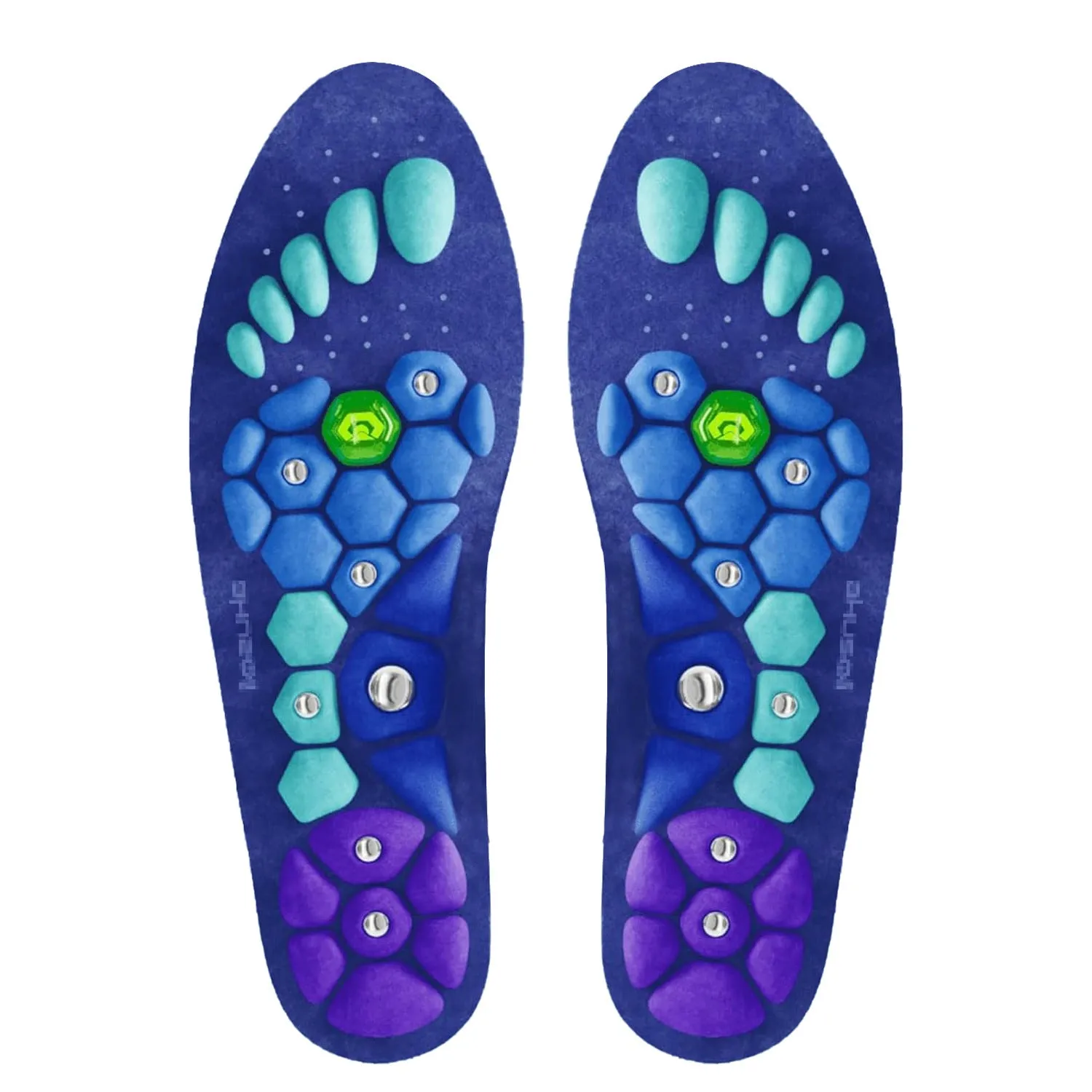 Magnetic Therapy Health Care Acupoint Foot Massage Insoles For Men And Women