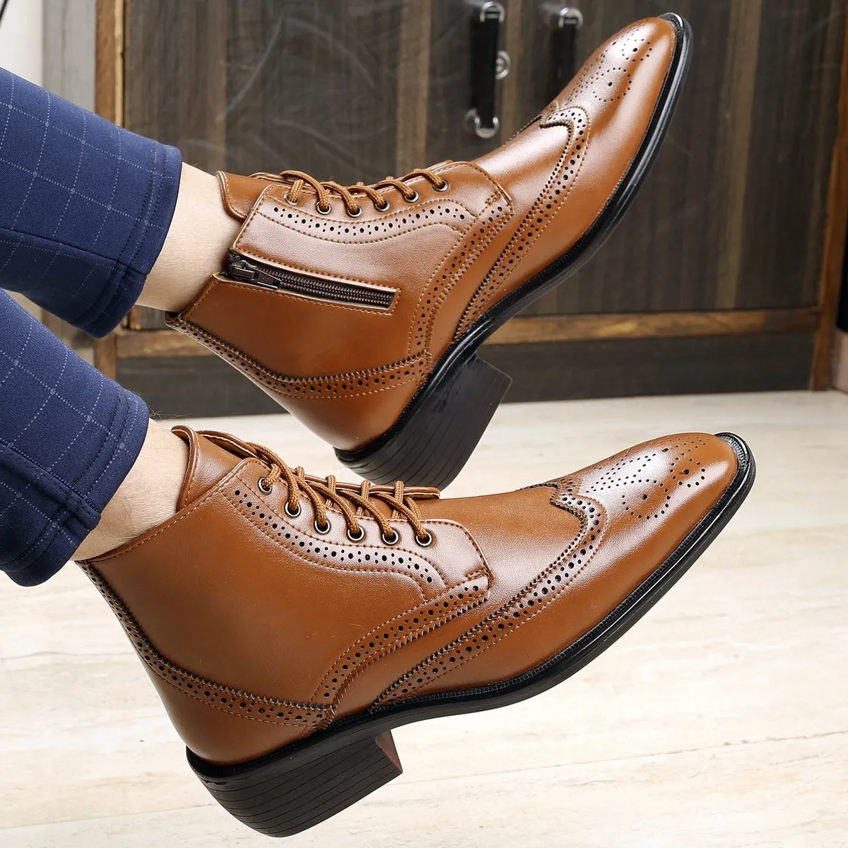 Men's Latest Height Increasing Formal Office Wear Shoes