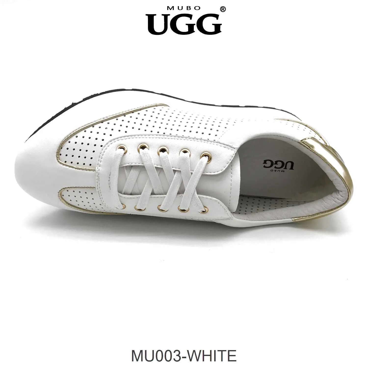 MUBO UGG Women Trendy Leather Sneaker