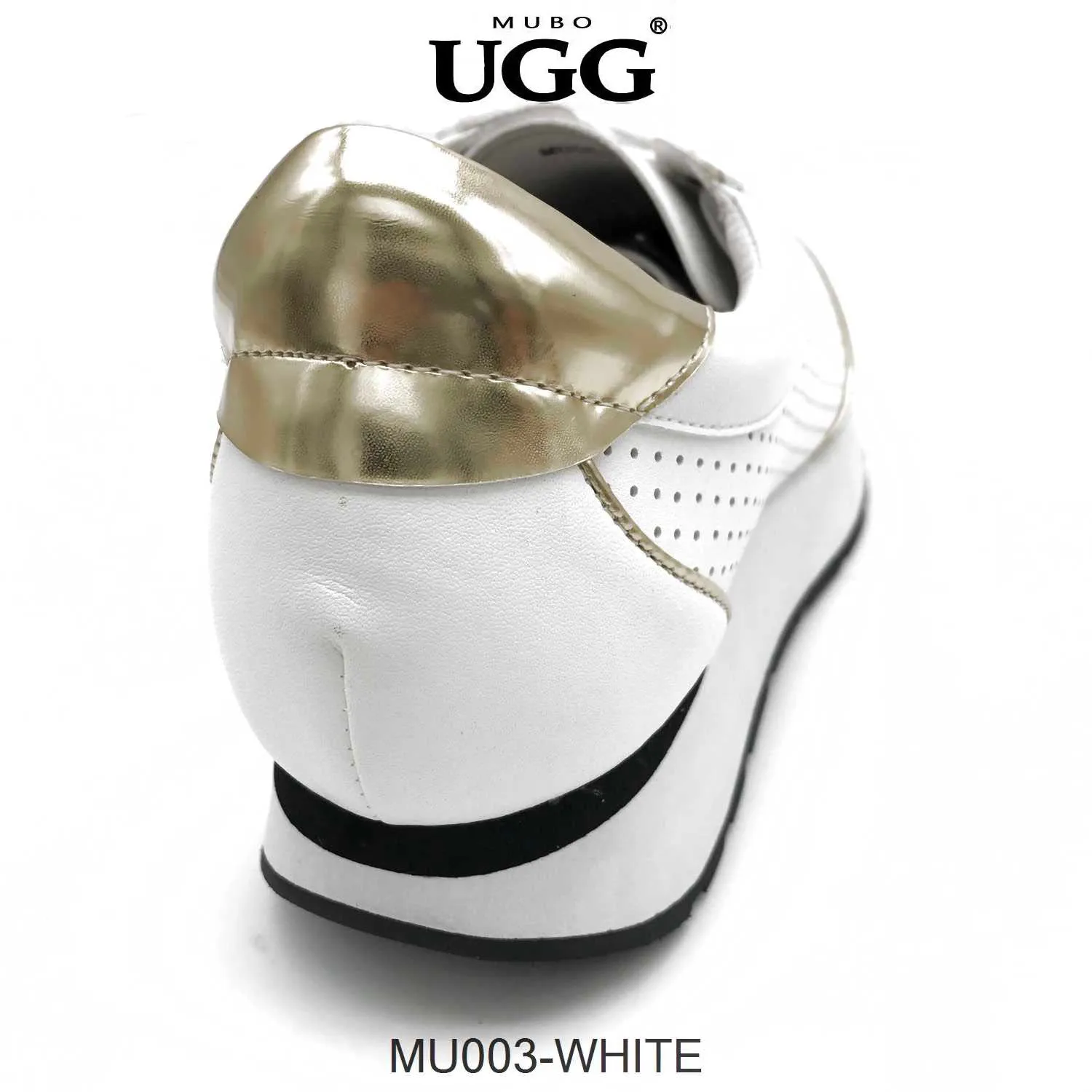 MUBO UGG Women Trendy Leather Sneaker