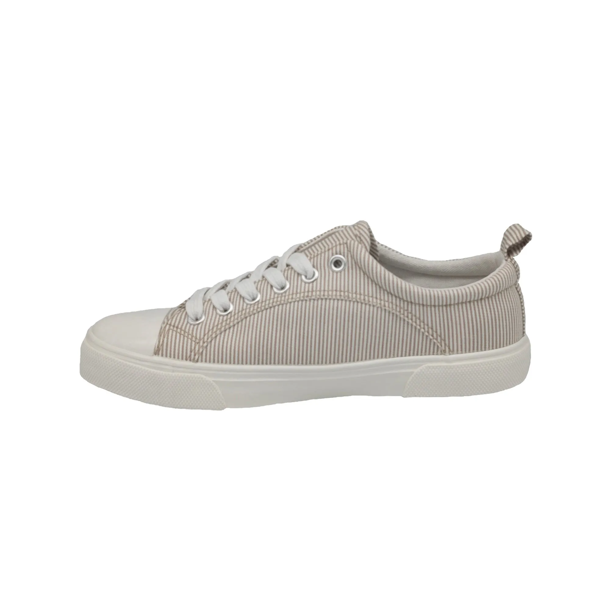 mySTYLE Women's Striped Canvas Lace-Up's