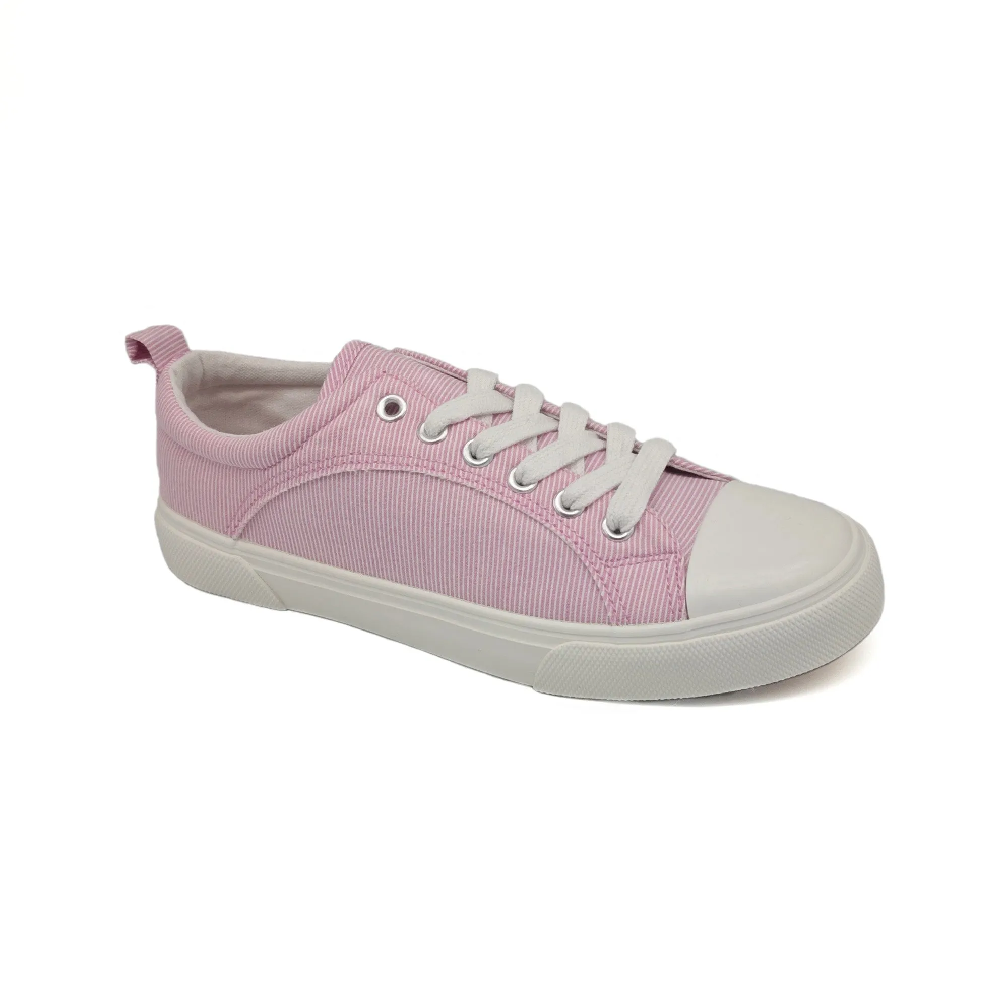 mySTYLE Women's Striped Canvas Lace-Up's