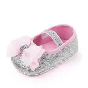 Newborn Princess Shoes Soft Sole Bow Baby Shoes