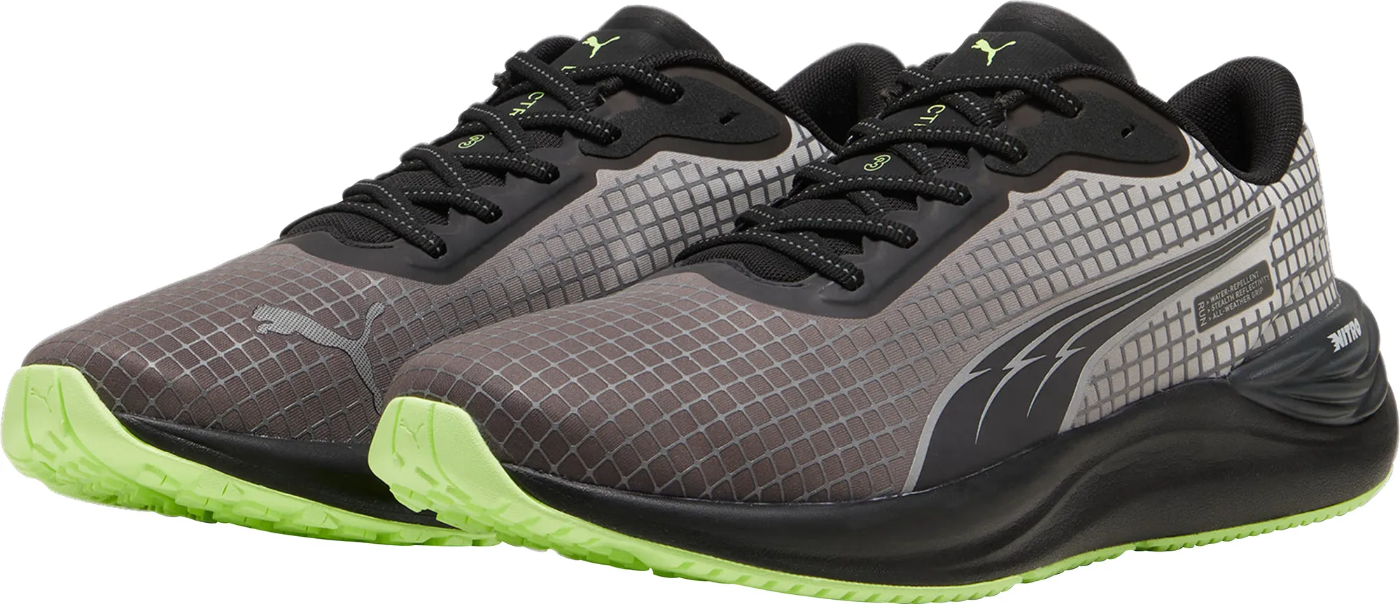 Puma Electrify Nitro 3 WTR FV Mens Running Shoes - Black