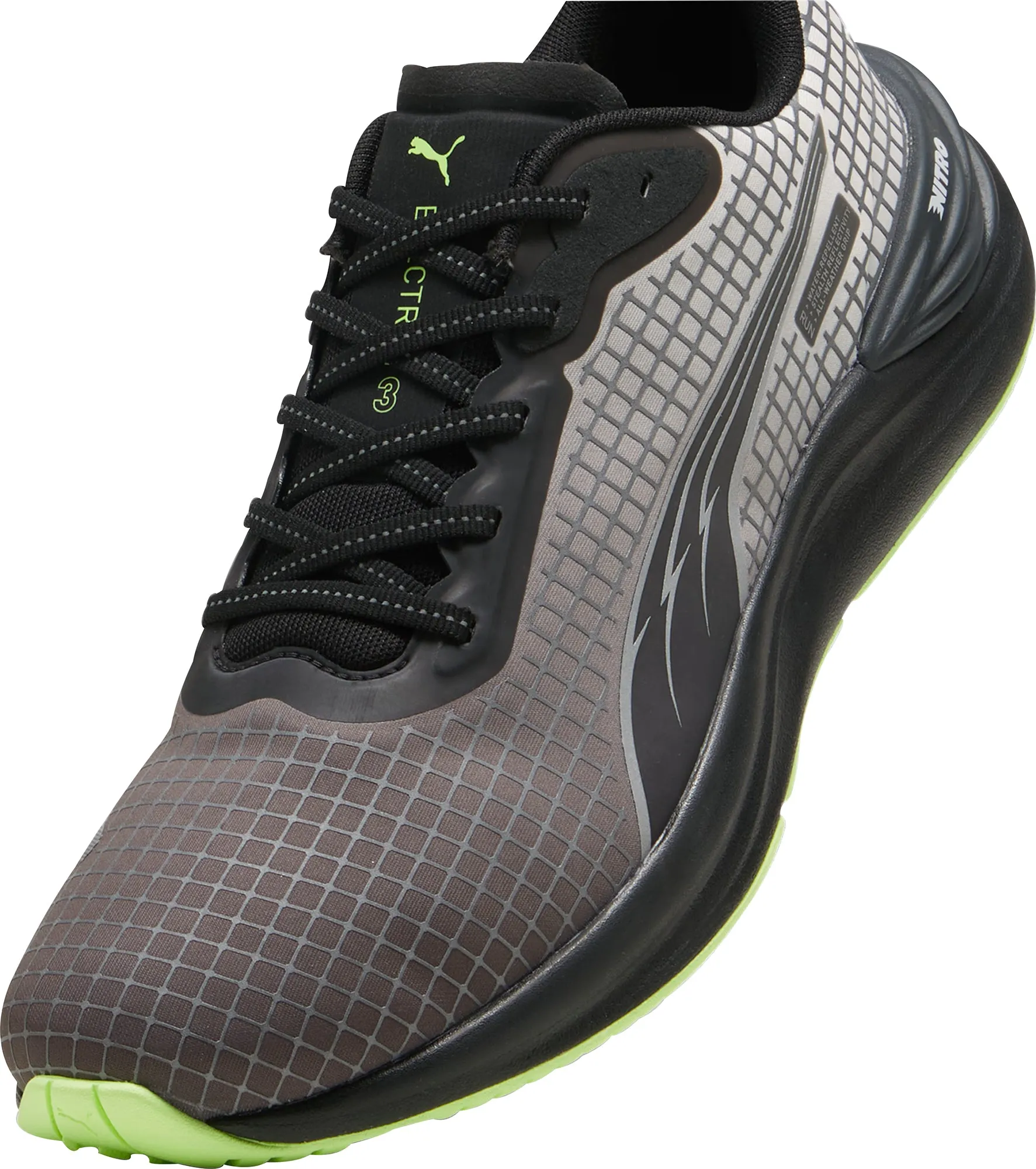 Puma Electrify Nitro 3 WTR FV Mens Running Shoes - Black