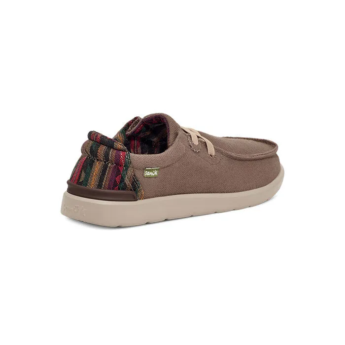 Sanuk Mens Shaka Lite 2 Shoes - Brown