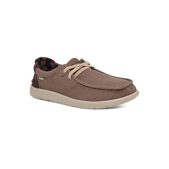 Sanuk Mens Shaka Lite 2 Shoes - Brown